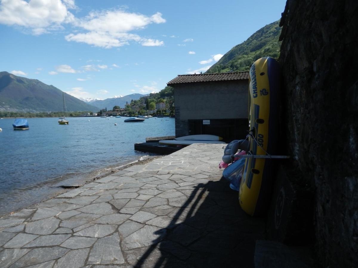 Luxerioeses Apartment 52 Viralago Mit Privatstrand Gambarogno Exterior photo